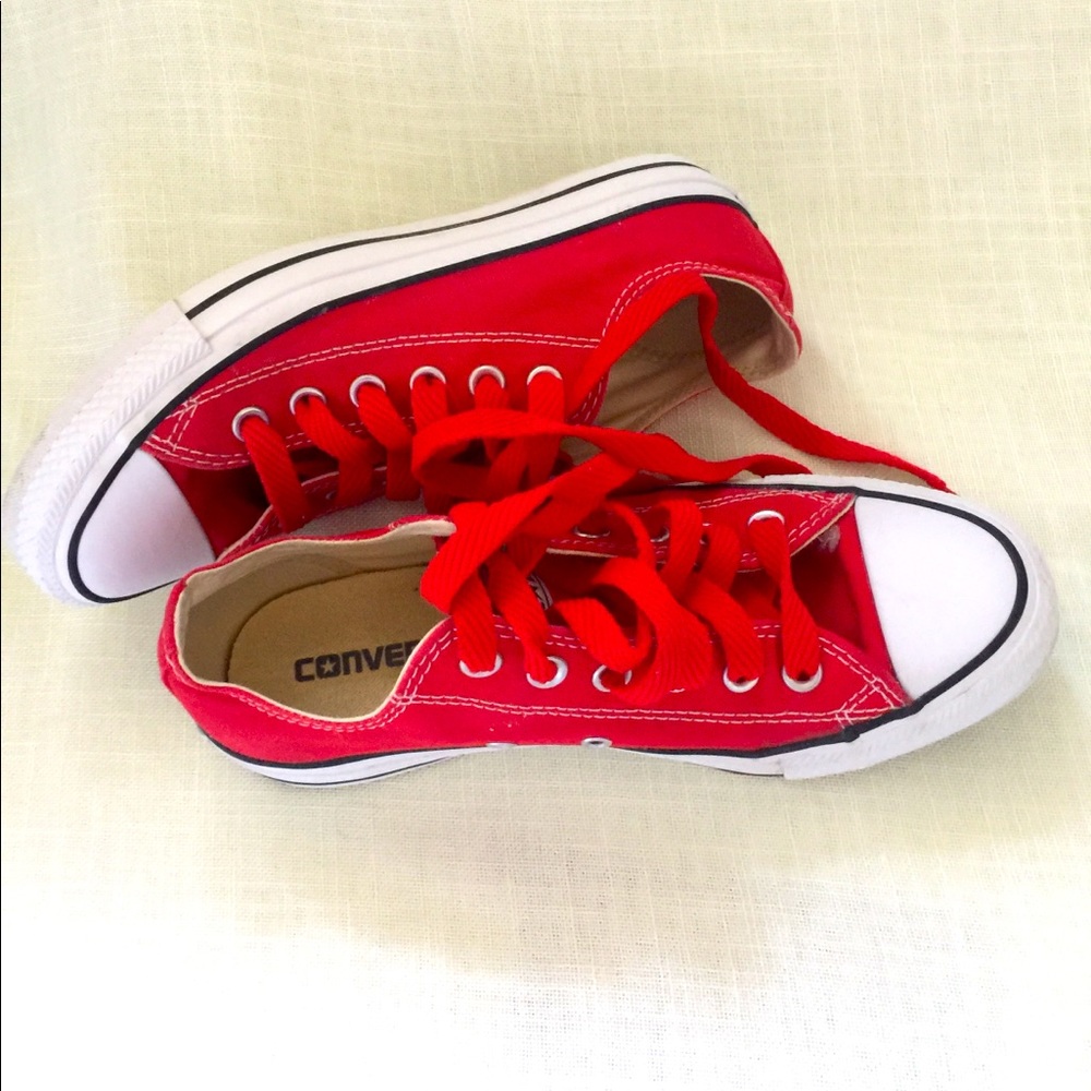 Red  All Star Converse Sneakers